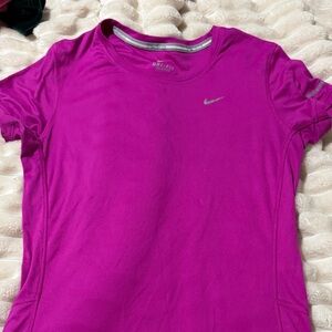 Nike Women’s Dri-FIT Short Sleeve Tee — Bright Magenta